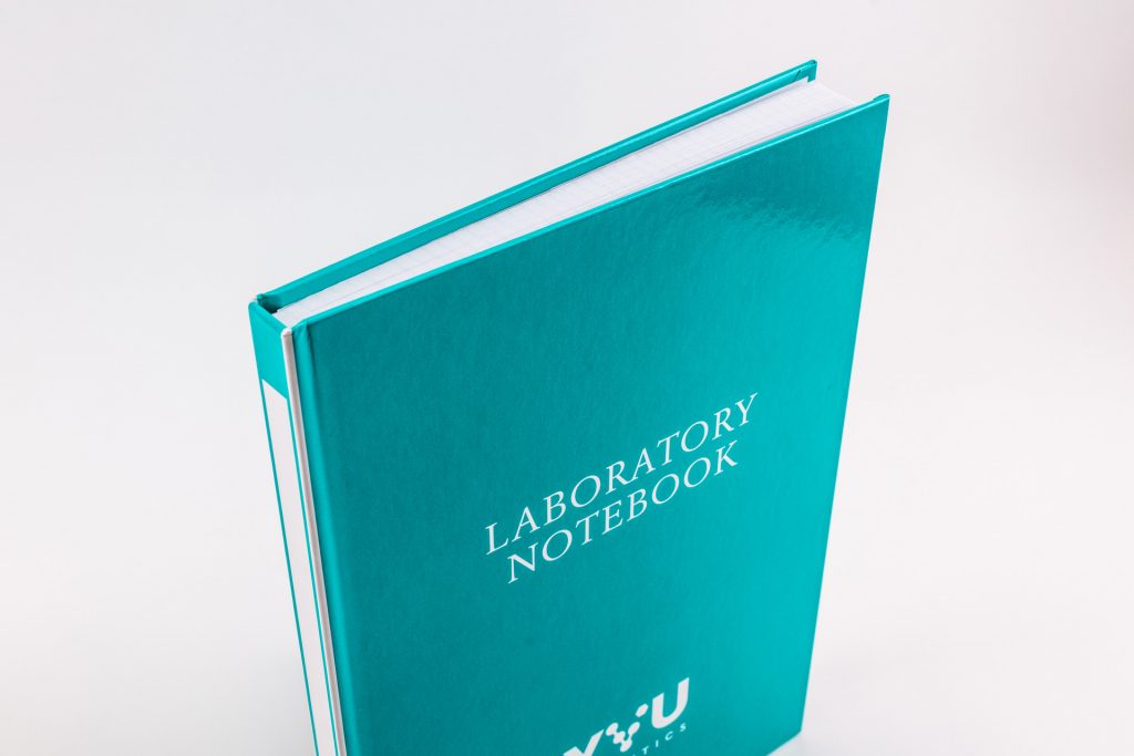 Laboratory notebook with glossy finish Prime Print Design